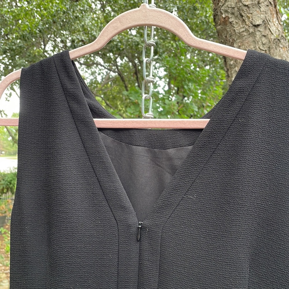 Madewell black mini dress 12. EUC - Picture 4 of 5